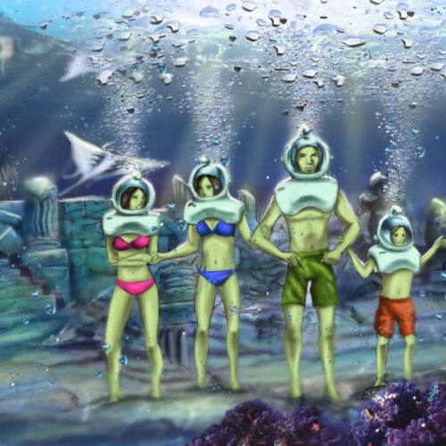 underwater